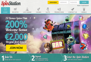 Spinstation - 20.000 kr in bonus and 20 free spins!